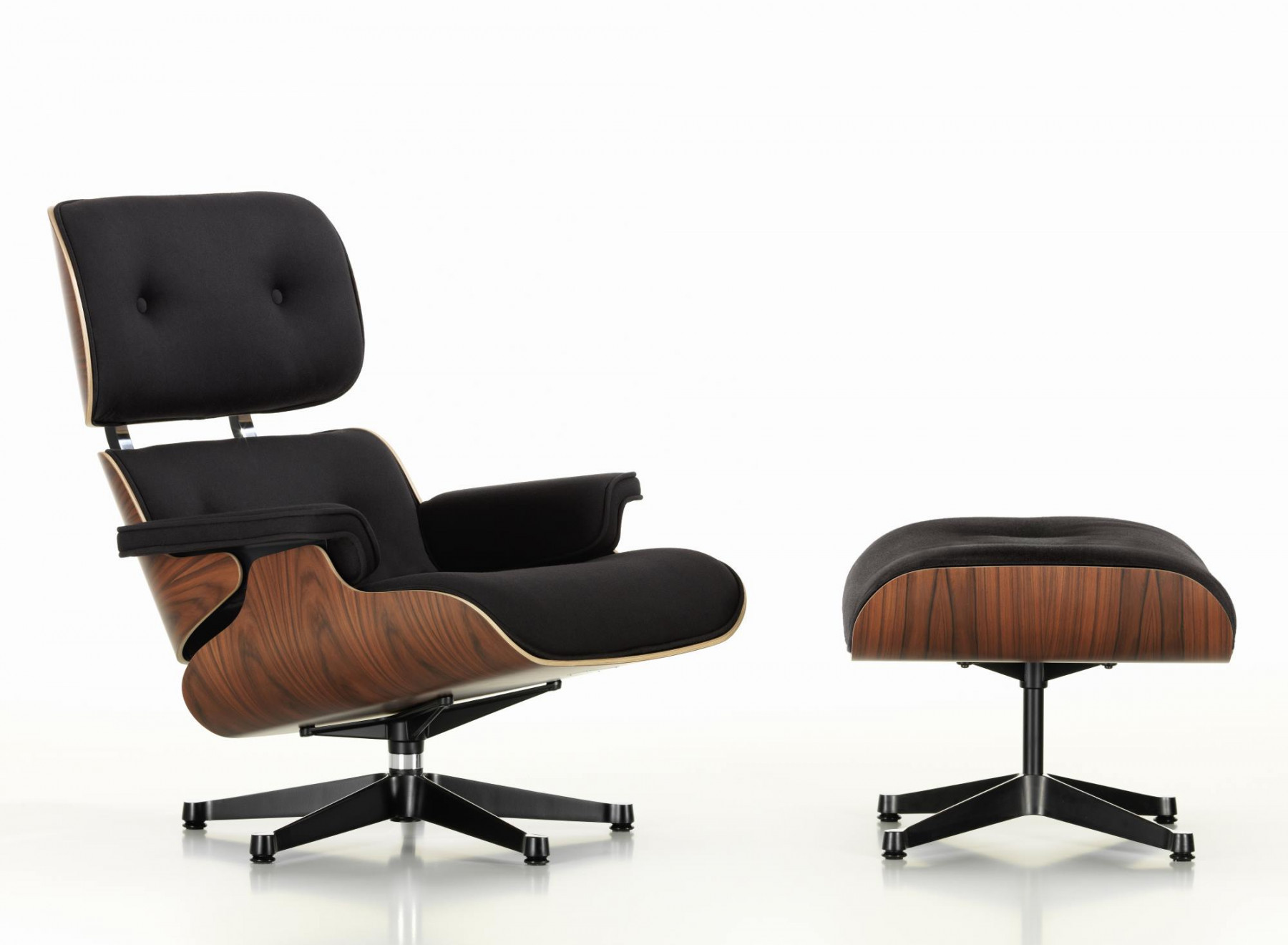 Eames Sessel
 Eames Lounge Chair & Ottoman Sessel Stoff Twill
