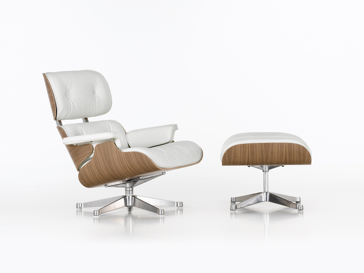 Eames Sessel
 Buy the Vitra Eames Lounge Chair & Ottoman White at Nest