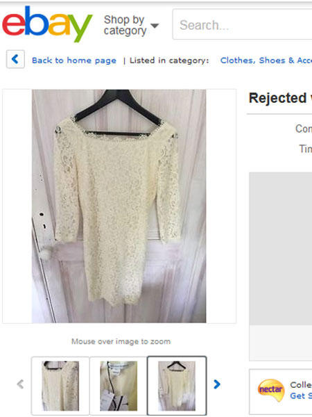 Ebay Hochzeitskleid
 Herzzerreißend Frau verkauft un ragenes Brautkleid bei Ebay