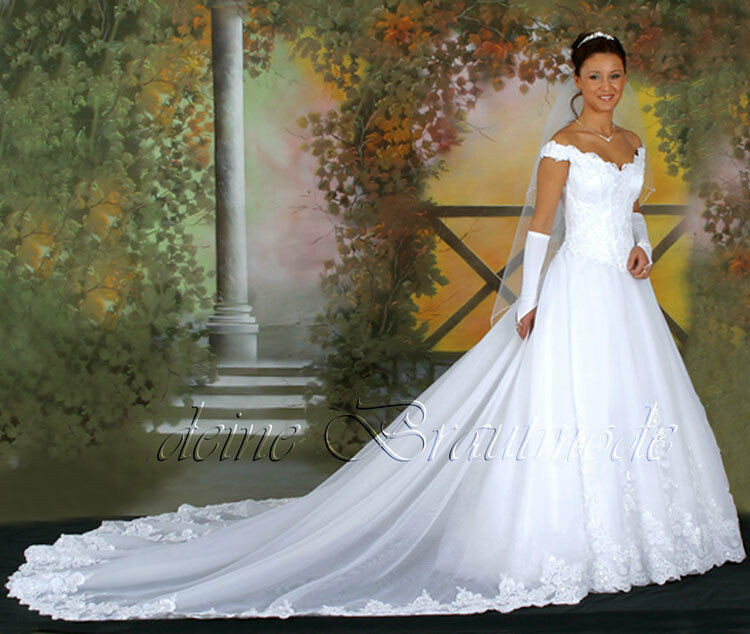 Ebay Hochzeitskleid
 Luxuriöses Brautkleid Hochzeitskleid Kleid lange Schleppe