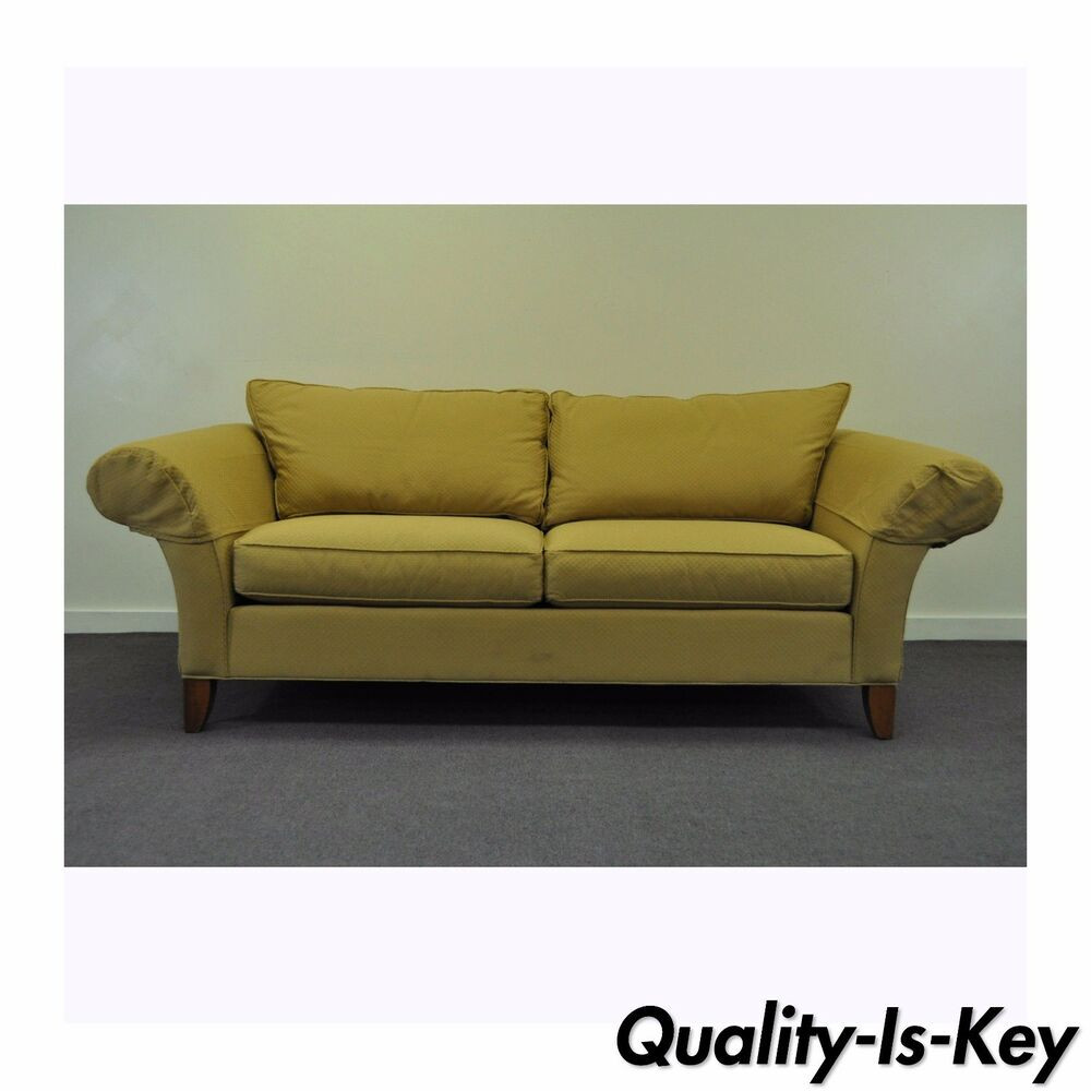 Ebay Sofa
 Contemporary Ethan Allen USA Traditional Style Rolled Arm