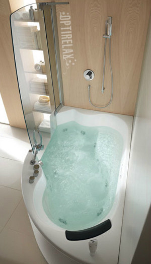 Eckbadewanne Mit Duschzone
 Eckbadewanne mit Dusche Optirelax Blog