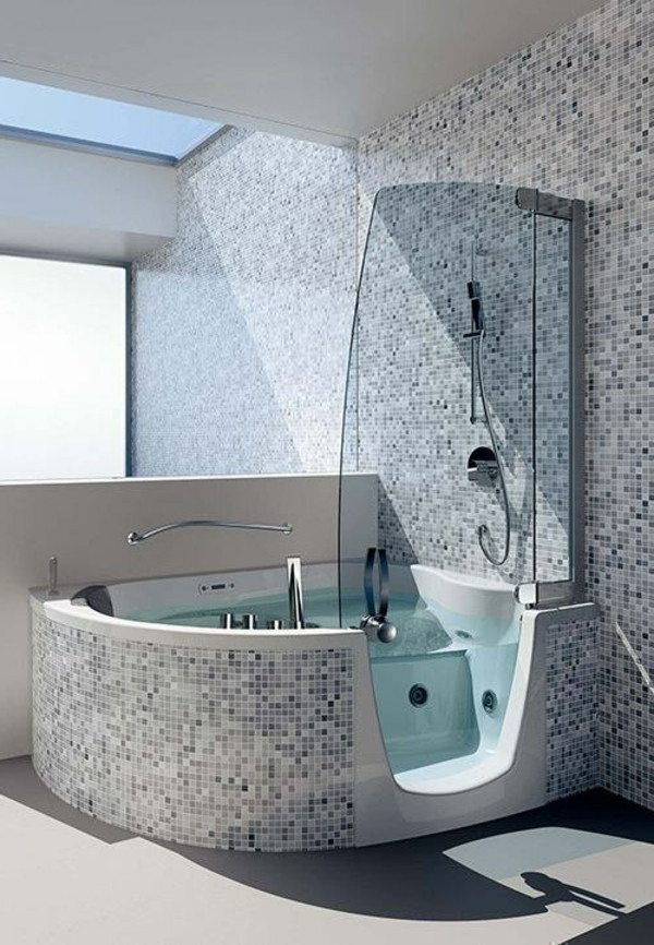 Eckbadewanne Mit Duschzone
 Badewanne mit Duschzone tolle Beispiele Archzine