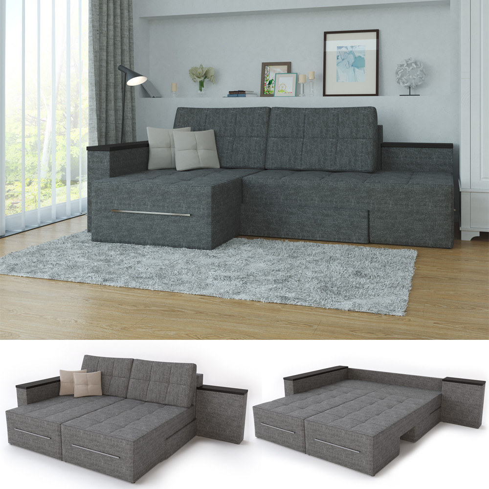 Eckcouch Mit Schlaffunktion
 Ecksofa mit Schlaffunktion Eckcouch Sofa Couch