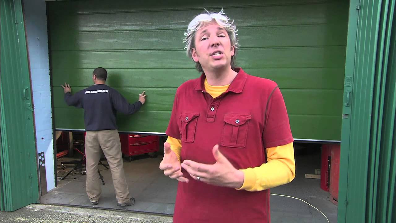 Edd China Garage
 Camber Garage Doors with Edd China