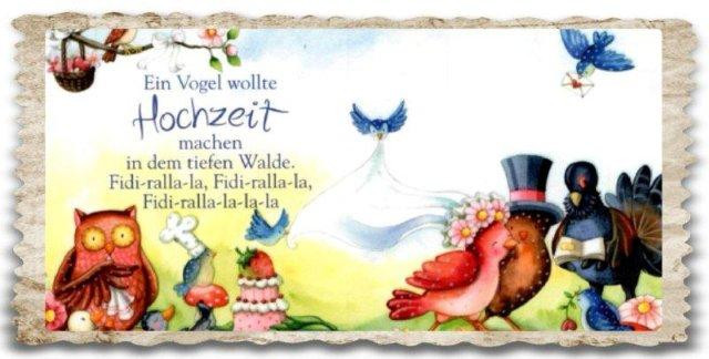 Ein Vogel Wollte Hochzeit Feiern
 Vogel Hochzeit