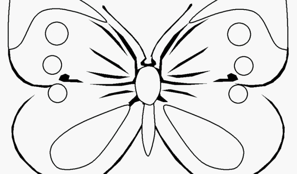 Einfache Schmetterlinge Malvorlagen
 Einfache Malvorlagen Schmetterling