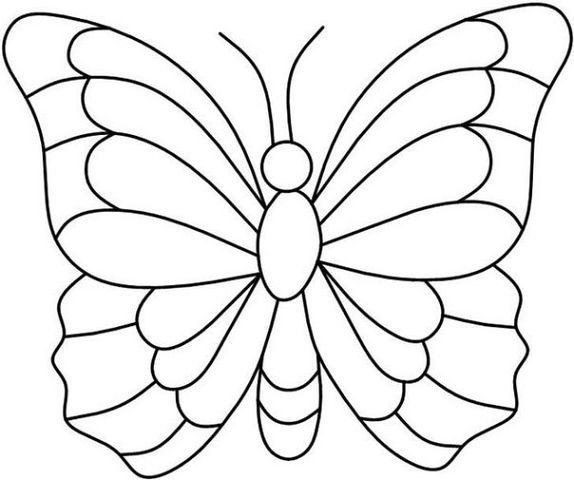 Einfache Schmetterlinge Malvorlagen
 Die besten 25 Ausmalbilder schmetterling Ideen auf