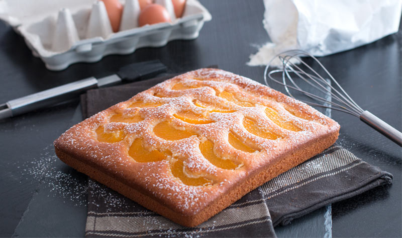 Einfacher Kuchen
 Einfacher fluffiger Pfirsich Kuchen