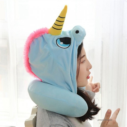 Einhorn Geschenke Mädchen
 1 stück Kawaii Einhorn U shaped Plüsch Kissen Gefüllte