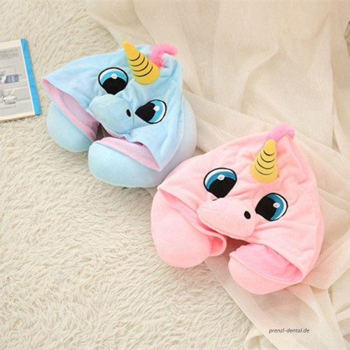 Einhorn Geschenke Mädchen
 1 stück Kawaii Einhorn U shaped Plüsch Kissen Gefüllte