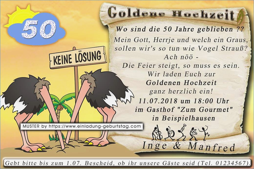 Einladung Goldene Hochzeit Lustig
 Einladung Goldene Hochzeit Lustig – travelslow