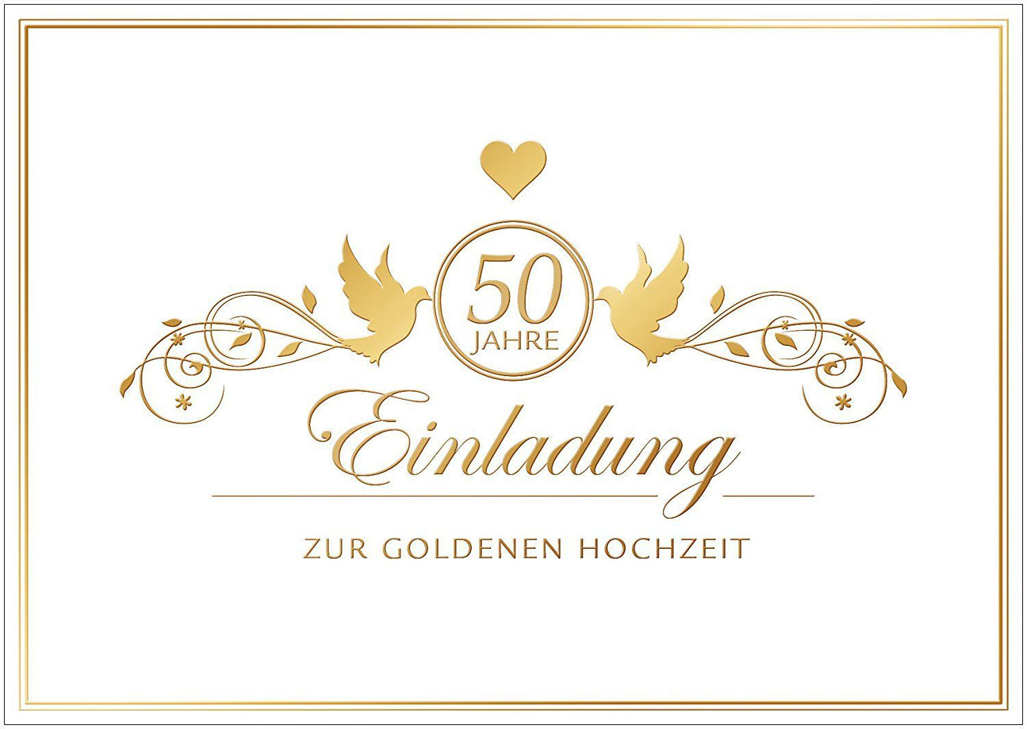 Einladungskarten Goldene Hochzeit Kostenlos Ausdrucken
 Einladungskarten Goldene Hochzeit Einladungskarten