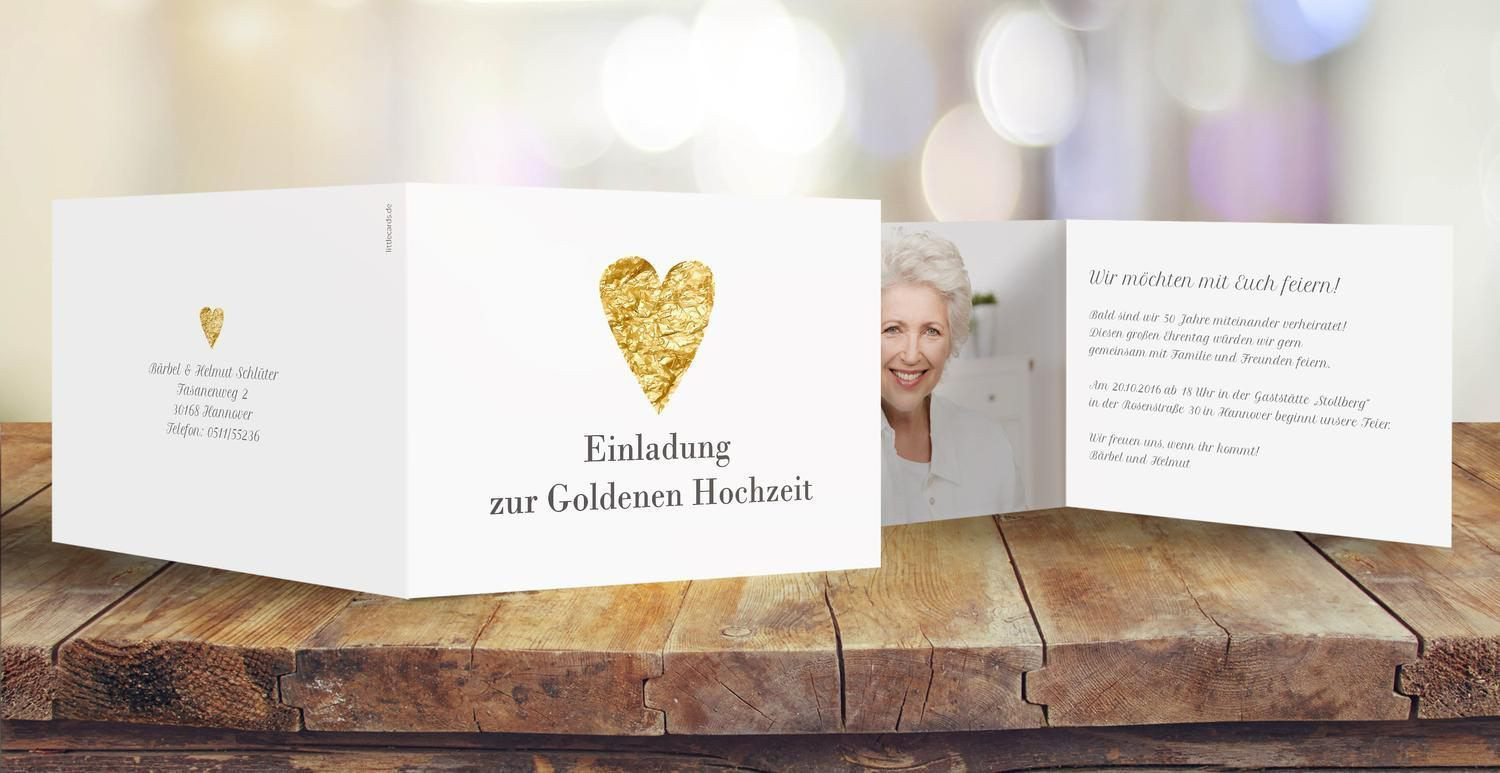 Einladungskarten Goldene Hochzeit Kostenlos Download
 Einladungskarten Goldene Hochzeit Einladungskarten