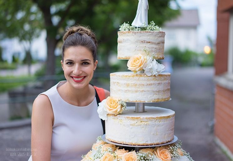 Eistorte Hochzeit
 Hochzeitstorte Eistorte mit Pfirsich Mango Parfait