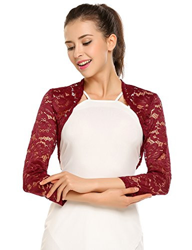 Elegante Blazer Für Hochzeit
 Pullover von Meaneor in Rot für Damen