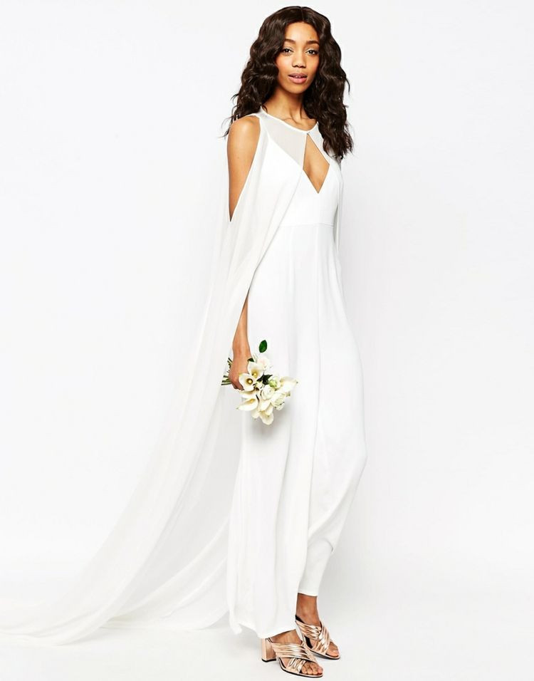 Elegante Jumpsuits Für Hochzeit
 jumpsuit zur hochzeit elegant hochzeitsoutfit schleier