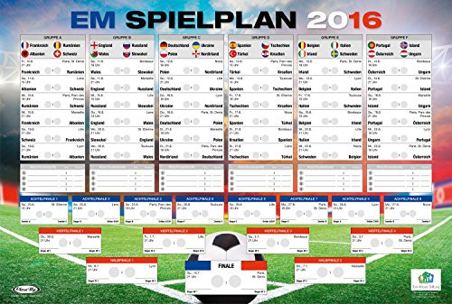 Em Tabelle
 EM 2016 Spielplan