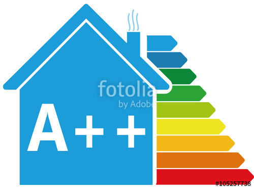 Energieeffizienzklasse Haus
 "Energieeffizienzklasse A Haus" Imagens e vetores de