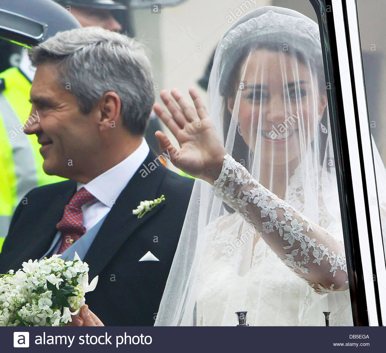 England Hochzeit
 Catherine Middleton verlässt das Goring Hotel Hochzeit