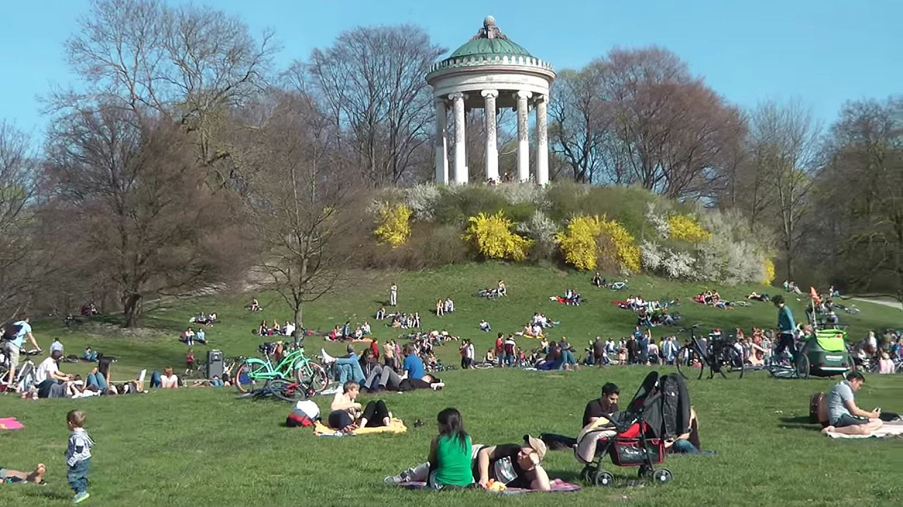 Englischer Garten München
 Frühling im Englischen Garten München