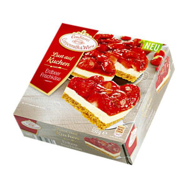 Erdbeer Frischkäse Kuchen
 Conditorei Coppenrath & Wiese Lust auf Kuchen Erdbeer