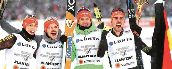 Eric Frenzel Hochzeit
 Nordische Ski Wm Kombinierer bleiben in Goldspur