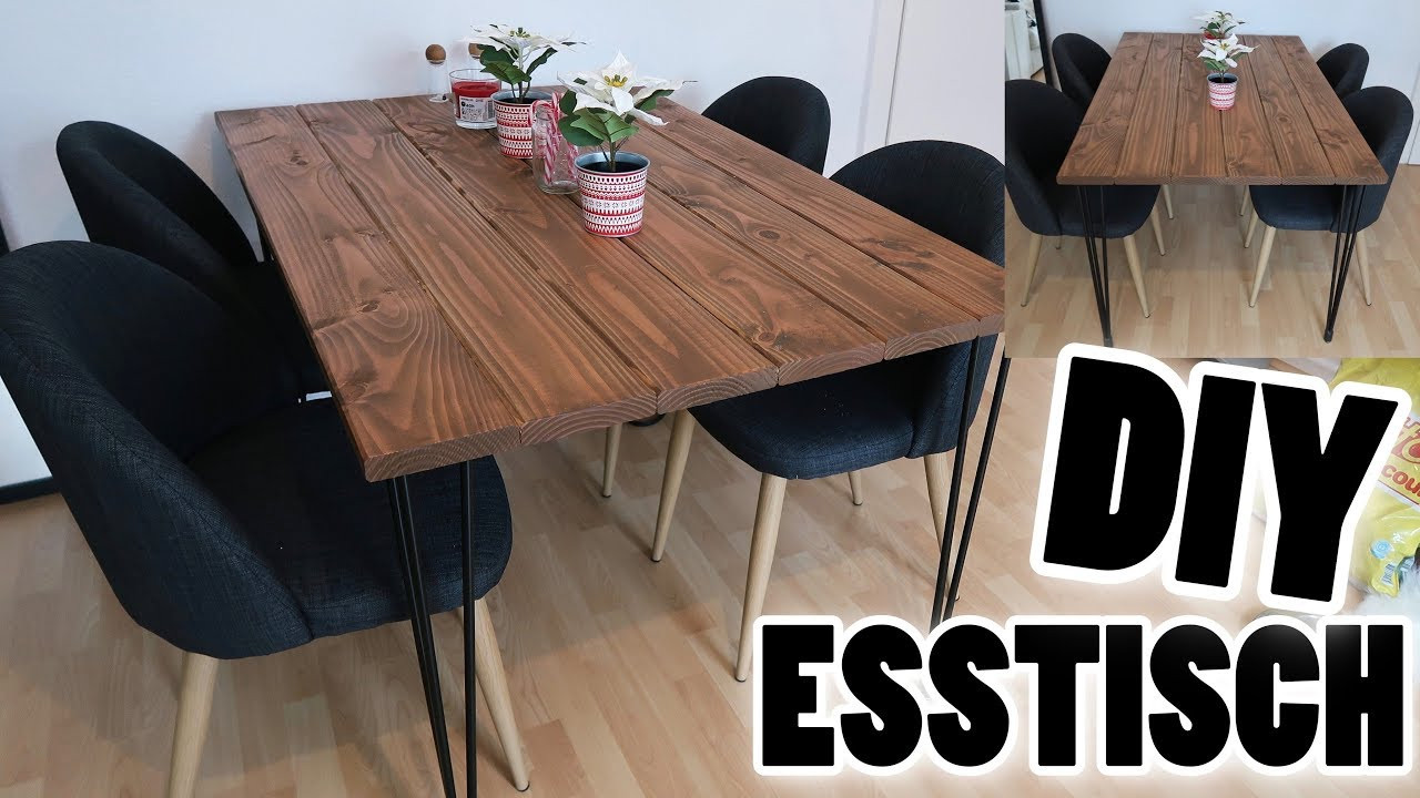 Esstisch Industrial
 DIY industrial Esstisch I Meggyxoxo