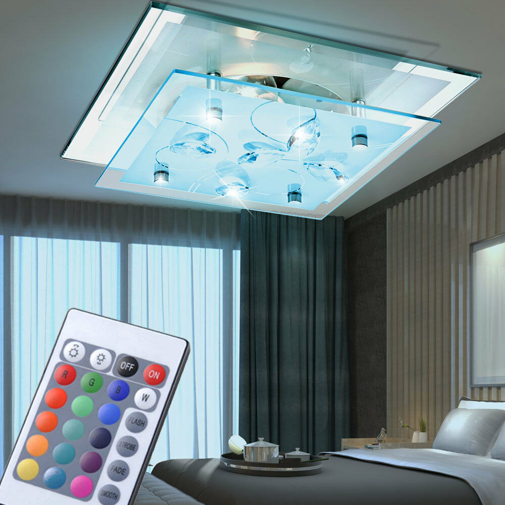 Esszimmer Lampe
 LED Decken Leuchte 3 5 W Dimmbar Farbwechsler Glas