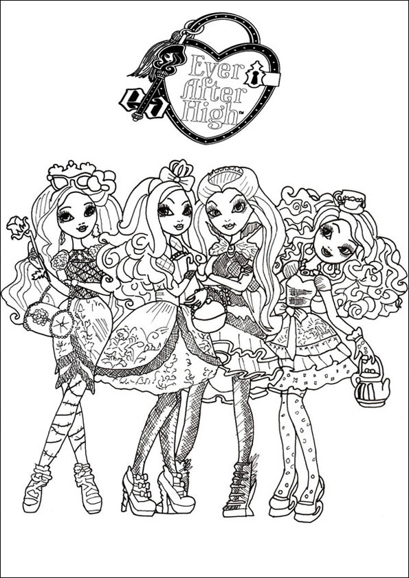 Ever After High Ausmalbilder
 Ever After High ausmalbilder 26