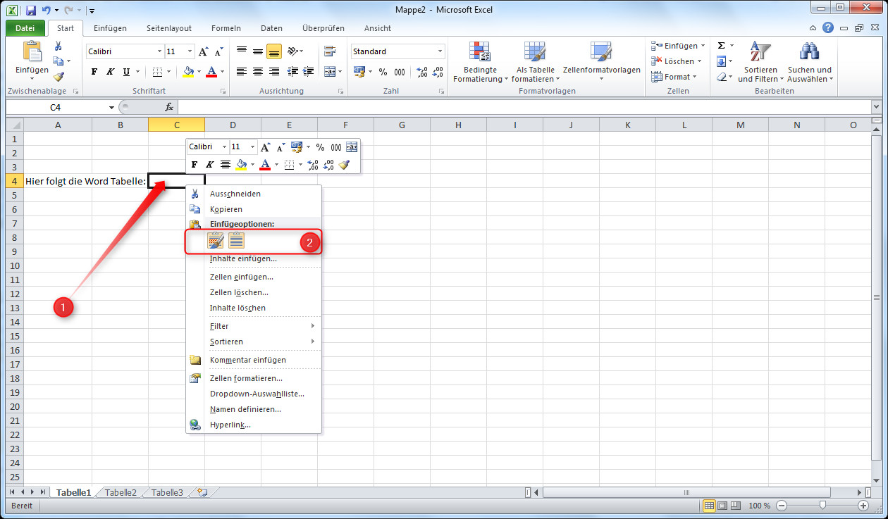 Excel Tabelle In Word Einfügen
 Tabelle aus Word in Excel einfach einfügen