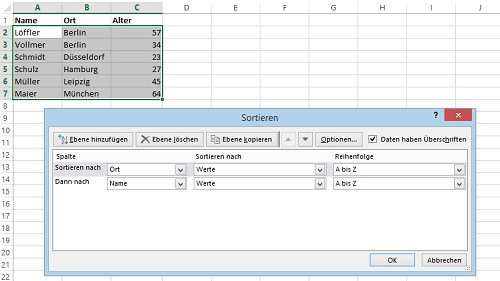 Excel Tabelle Sortieren
 Excel Tabelle alphabetisch sortieren so geht s CHIP