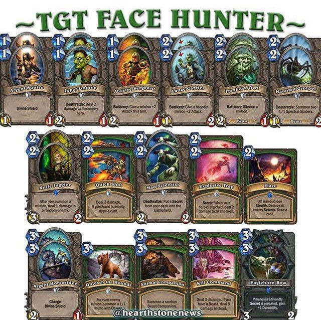 Face Hunter Deck
 17 Best images about Hearthstone on Pinterest