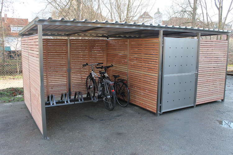 Fahrrad Garage
 Garage für Fahrrad Edelstahl Fahrradgarage Zaun
