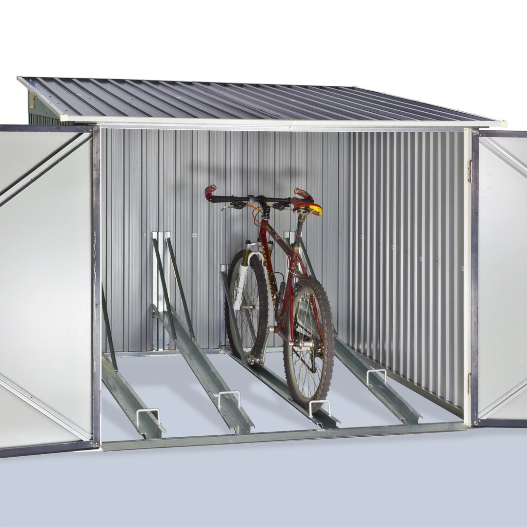 Fahrrad Garage
 Fahrradgarage Fahrradschuppen 4 m² für bis 4 Fahrräder