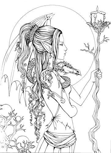 Fantasy Ausmalbilder
 Mystical A Fantasy Coloring Book