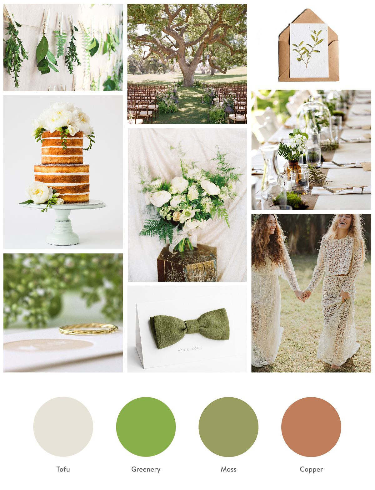 Farben Hochzeit
 Greenery Pantone Farbe des Jahres 2017