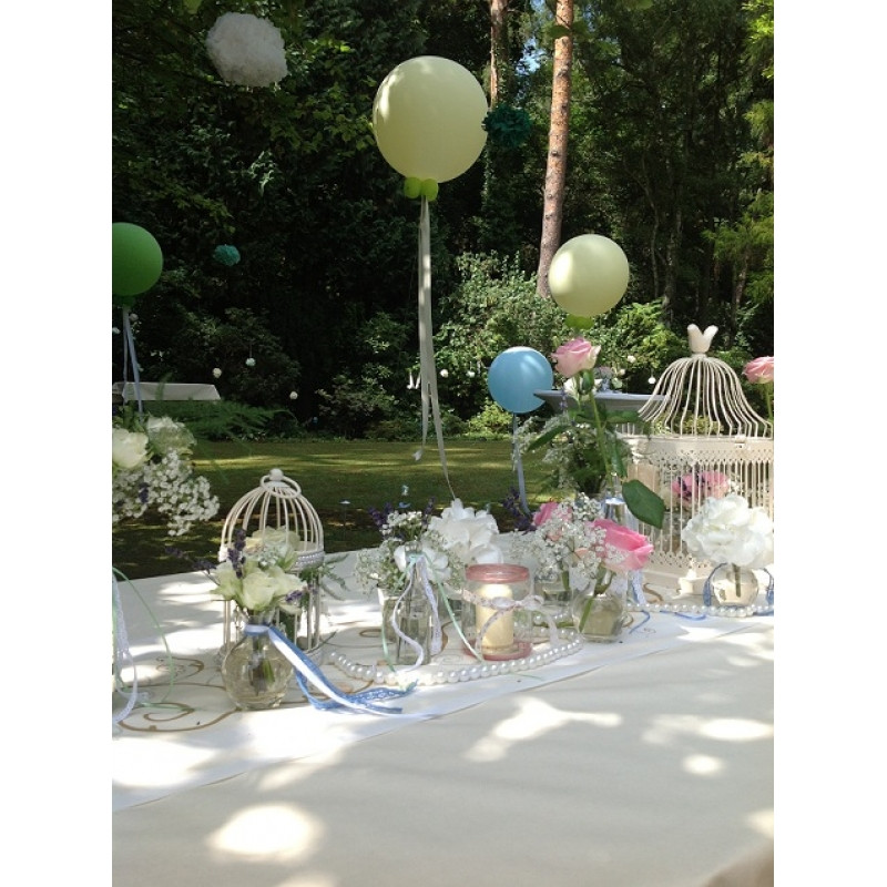 Farben Hochzeit
 Riesenballon Hochzeit verschiedene Farben