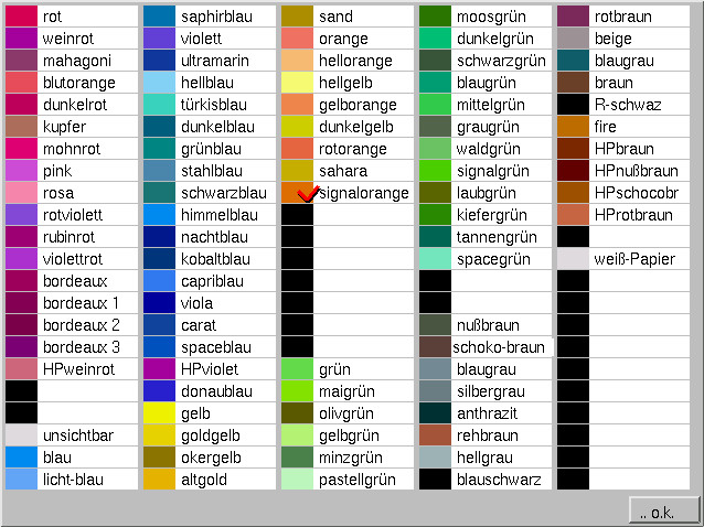 Farben Mischen Tabelle
 farbem