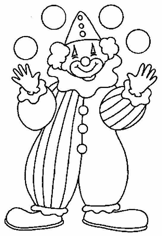 Fasching Ausmalbilder Clown
 Ausmalbilder fasching zum ausdrucken Printable