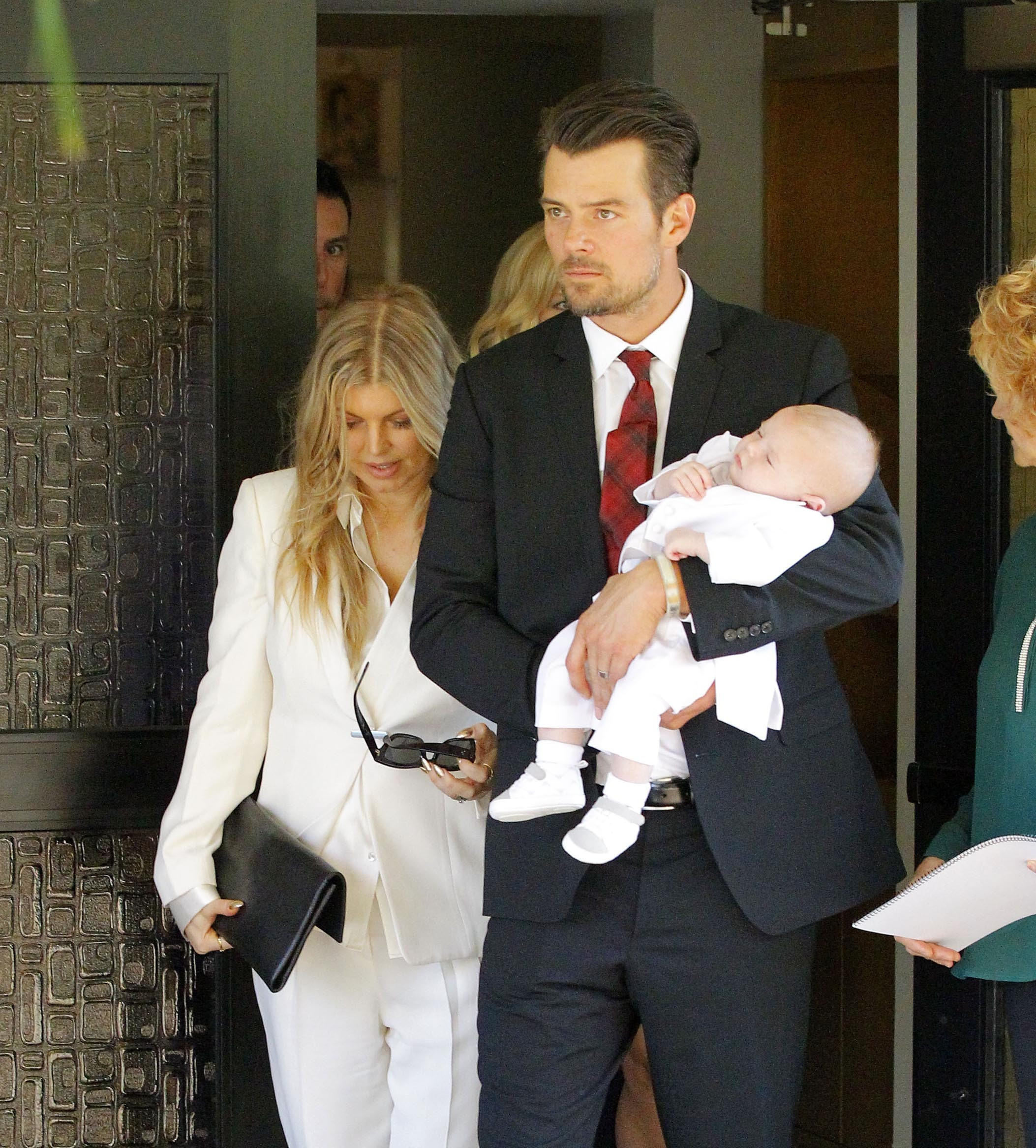 Fergie Hochzeit
 Fergie Josh Duhamel Familienfeier zur Taufe