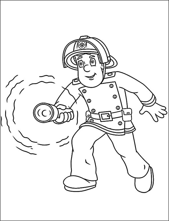 Feuerwehrmann Sam Ausmalbilder
 Ausmalbilder feuerwehrmann sam kostenlos Malvorlagen zum
