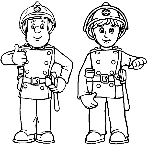 Feuerwehrmann Sam Ausmalbilder Zum Ausdrucken
 Ausmalbilder feuerwehrmann sam kostenlos Malvorlagen zum