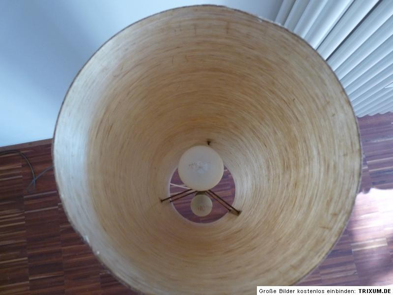 Fiberglas Lampe
 60s 70s Stehleuchte Fiberglas Lampe Leuchte Stehlampe