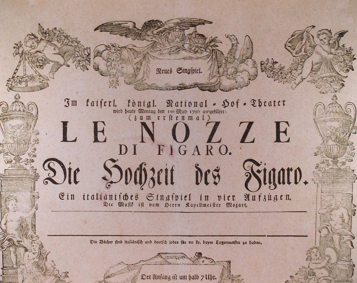 Figaros Hochzeit
 Le nozze di Figaro –