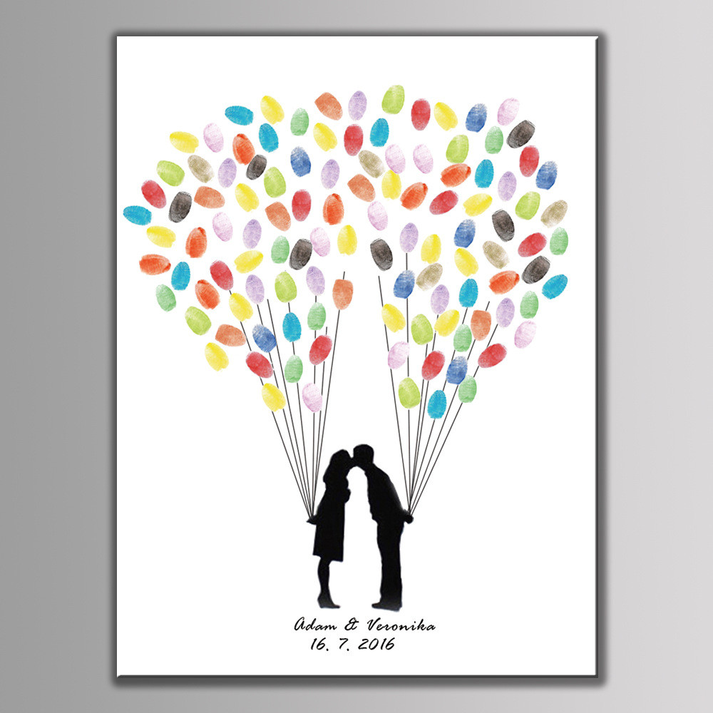 Fingerabdruckbild Hochzeit
 line Kaufen Großhandel ballon fingerabdruck hochzeit aus