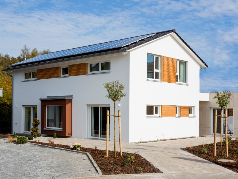 Fischer Haus Bodenwöhr
 Fertighaus von FischerHaus Musterhaus La Rocca