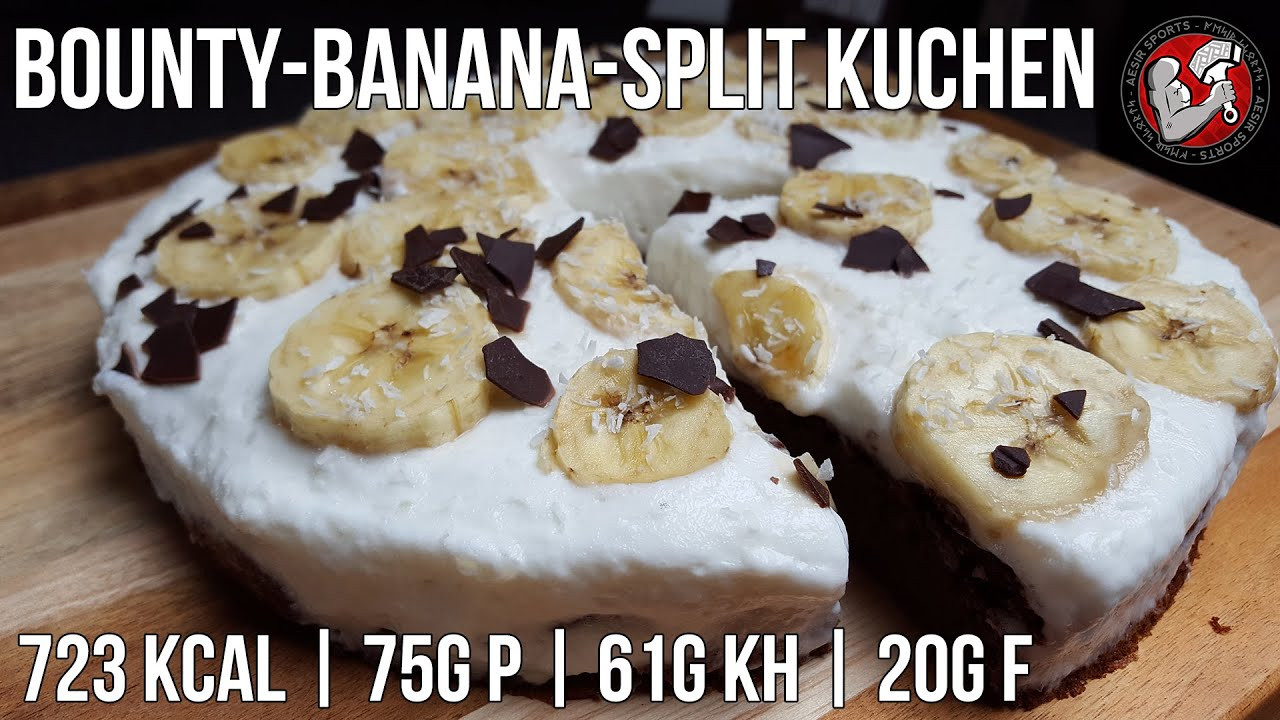 Fitness Kuchen Rezept
 Bounty Banana Split Kuchen