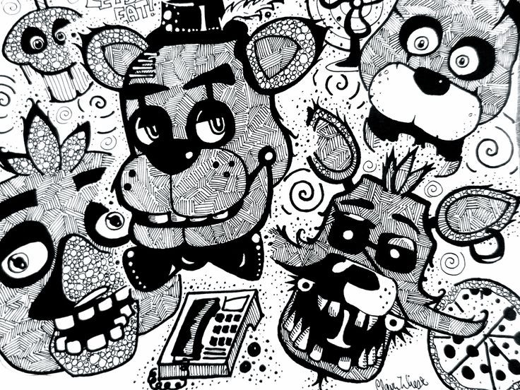 Five Nights At Freddy'S Ausmalbilder
 coloring page Fnaf