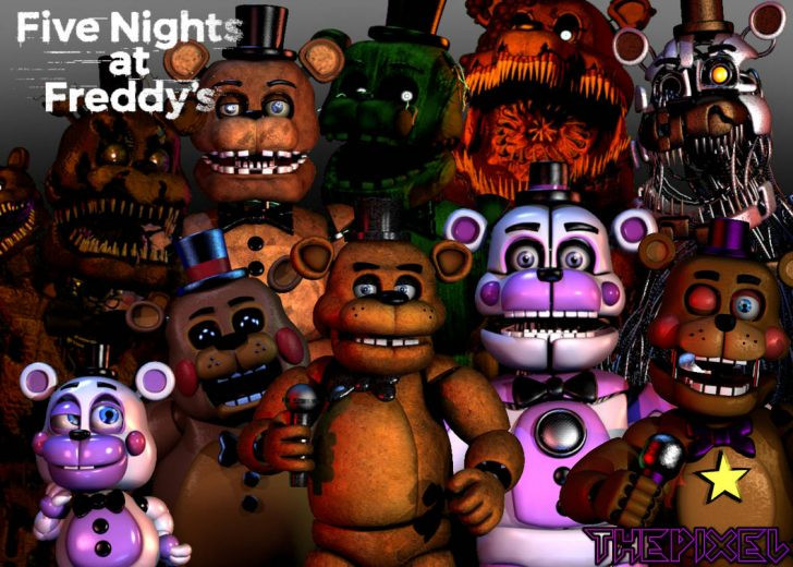 Five Nights At Freddy'S Ausmalbilder
 Kinder Für Ausmalbilder